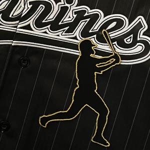 ☆送料無料☆千葉 ロッテ マリーンズ 種市篤暉 シルエット 応援 刺繍