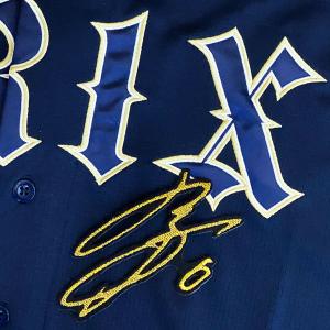 ☆送料無料☆オリックス バッファローズ 山本由伸 サイン 黒布 応援