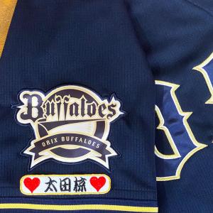 ☆送料無料☆オリックス バファローズ 太田椋 応援歌 黒 応援 刺繍