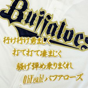 ☆送料無料☆オリックス バファローズ 西川龍馬 サイン 白 応援 刺繍