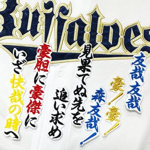 ☆送料無料☆埼玉 西武 ライオンズ 山村崇嘉 応援歌 黒 応援 刺繍