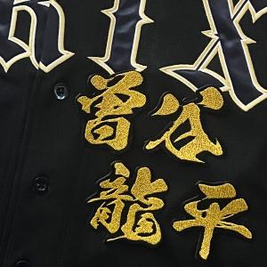 ☆送料無料☆阪神 タイガース 高寺望夢 シルエット & サイン 刺繍