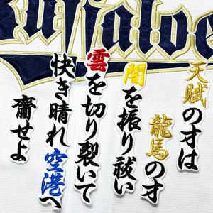 ☆送料無料☆東京 読売 ジャイアンツ 巨人 泉口友汰 応援歌 白 刺繍