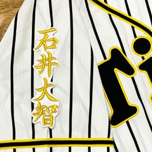 ☆送料無料☆阪神 タイガース 石井大智 ネーム 3 刺繍 ワッペン