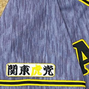 ☆送料無料☆阪神 タイガース 伊原陵人 背番号 & 勘亭流 刺繍 ワッペン