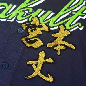 ☆送料無料☆東京 ヤクルト スワローズ オスナ 応援歌 黒 刺繍