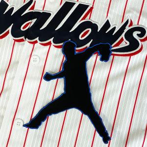 ☆送料無料☆東京 ヤクルト スワローズ 村神様 毛筆 村上宗隆 刺繍