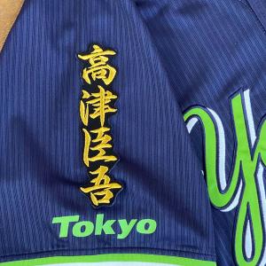 ☆送料無料☆東京 ヤクルト スワローズ 茂木栄五郎 シルエット 2 刺繍
