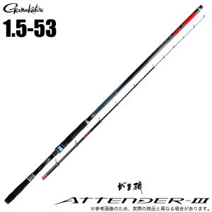 未使用に近い Gamakatsu がま磯 アテンダーII 225-53 がまかつ Gamakatsu がまかつ 23 がま磯 アテンダー3 1.5号 5.0m (磯竿