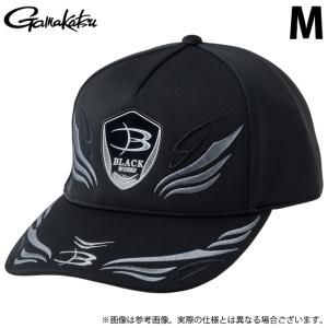 【取り寄せ商品】 がまかつ GM9015 (M／ブラック) ワッペンキャップ(BLACK WORKS) (帽子・キャップ／2023年春夏モデル) /(c)｜f-marunishi3