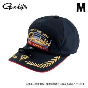 【取り寄せ商品】 がまかつ GM9110 (ブラック／M) アルテマシールドキャップ(ワッペン) (帽子・キャップ／2024年モデル) /Gamakatsu /(c)｜f-marunishi3