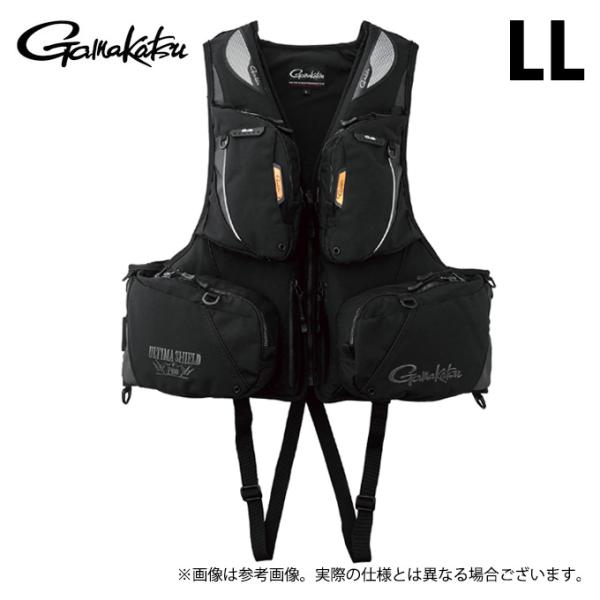 【取り寄せ商品】 がまかつ GM2183 (LL／ブラック×カーボンブラック) アルテマシールドプロ...