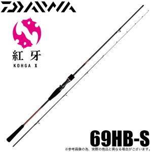 【美品】紅牙 X 69MHS-S タイジギング　タイラバ DAIWA（ダイワ） 22 紅牙 X 69MHS-S スピニングモデル (2022年モデル