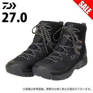 (7)【目玉商品】 ダイワ DS-2102QS-H (ブラック／27.0) フィッシングシューズ (ハイカットタイプ・堤防モデル) (靴・シューズ／2022年春夏モデル) 【Σ01】
