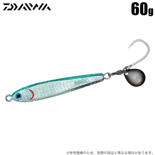ダイワ TGベイト BLJ 60g (3Dゴーゴーグリーンシルバー) タングステンブレードジグ/メタ...