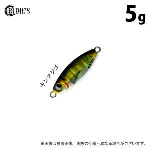 ルーディーズ 魚子メタル (5.0g／キンアジゴ) (メタルジグ・ソルトルアー) /5g /RUDIE'S /(5)｜f-marunishi3