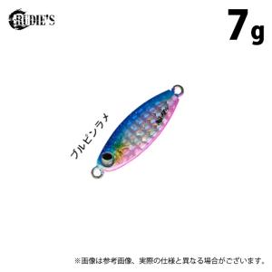 ルーディーズ 魚子メタル (7.0g／ブルピンラメ) (メタルジグ・ソルトルアー) /7g /RUDIE'S /(5)｜f-marunishi3