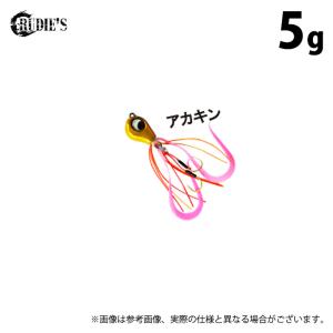 ルーディーズ 魚子ラバ (5.0g／アカキン) (マイクロタイラバ・ソルトルアー) /5g /RUDIE'S /(5)｜f-marunishi3