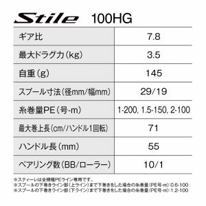 シマノ 26 スティーレ 100HG RIGH...の詳細画像2