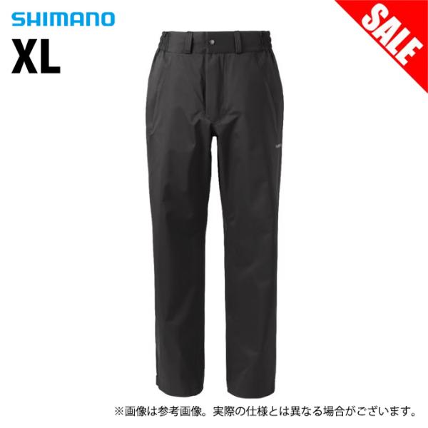 【目玉商品】 シマノ RA-024W (XL／ブラック) アングラーズシェル パンツ 01 (レイン...