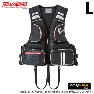 取り寄せ商品】 釣武者 コーデュラダイヤルベスト (レッド／L
