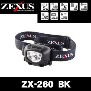 冨士灯器　ゼクサス　LEDヘッドライト　ZX-260 BK（ブラック）｜f-marunishi3