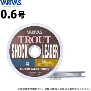 【取り寄せ商品】 バリバス トラウト ショックリーダー (0.6号／2.5LB.OVER) 30m ナチュラル (フロロカーボン・釣糸／2022年モデル) /メール便配送可 /(c)｜f-marunishi