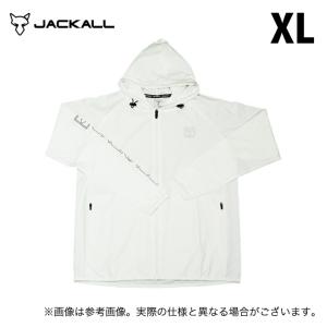 ジャッカル ドライメッシュフーディ (ホワイト／XL) (フィッシングウェア／2024年モデル) /UVカット /紫外線対策 /(5)｜f-marunishi