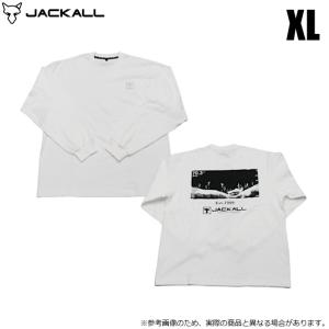 (5)ジャッカル  グラフィックロングスリーブ Tee (ホワイト サイズ：XL) ロングTシャツ/ロンT｜f-marunishi