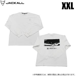 (5)ジャッカル  グラフィックロングスリーブ Tee (ホワイト サイズ：XXL) ロングTシャツ/ロンT｜f-marunishi