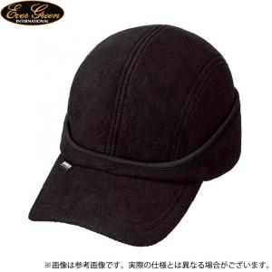 【取り寄せ商品】 エバーグリーン E.G.フリースキャップ (ブラック) (フリーサイズ) (帽子・キャップ／2021年モデル) /(c)｜f-marunishi