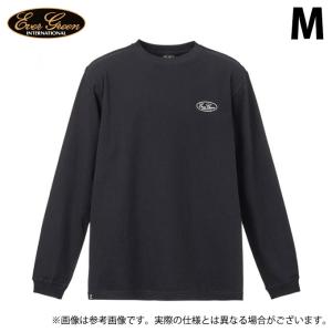 【取り寄せ商品】 エバーグリーン E.G.スタンダードロングTシャツ (ブラック／M) (フィッシングウェア／2024年モデル) /EG /(c)｜つり具のマルニシYahoo!店