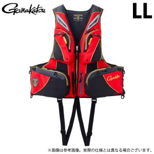 がまかつ ウィンドストッパーR フローティングベスト GM-2192 レッド 