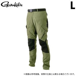 LUXE LE4008 アーミーグリーン フィッシングパンツ LL Gamakatsu 【取り寄せ商品】 がまかつ ラグゼ LE4008 (LL／#2 アーミー