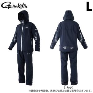 がまかつ GM3685 L／ブラック ゴアテックスインフィニアムTM レインスーツ  /