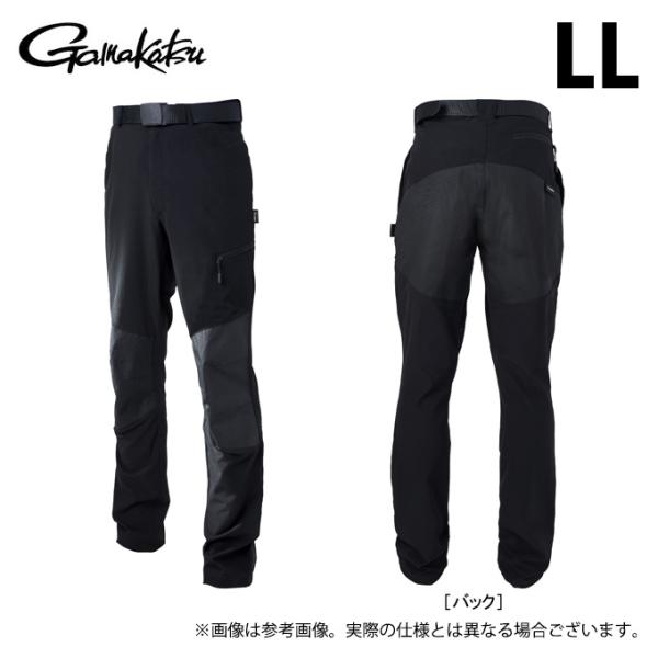【取り寄せ商品】 がまかつ LE4009 (LL／#1 ブラック) アクティブストレッチドライパンツ...