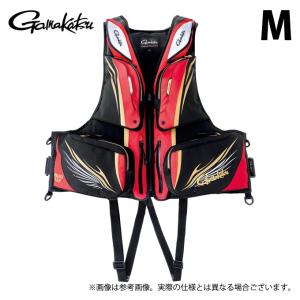 【取り寄せ商品】 がまかつ GM2197 (M／レッド) アルテマシールドプロ フローティングベスト (フィッシングベスト／2024年モデル) /Gamakatsu /(c)｜つり具のマルニシYahoo!店