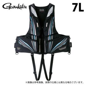 【取り寄せ商品】 がまかつ GM2197 7L／ブラック(ATTENDER) アルテマシールドプロ フローティングベスト (2024年モデル) /アテンダー /Gamakatsu /(c)｜f-marunishi