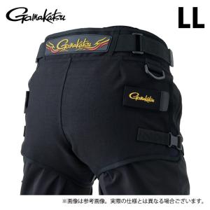 【取り寄せ商品】 がまかつ GM3727 (ブラック／LL) CORDURA(R) ヒップガード(ローバックタイプ) (2024年モデル) /コーデュラ /Gamakatsu /(c)｜f-marunishi