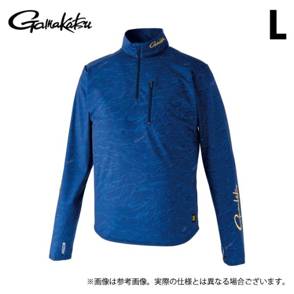 【取り寄せ商品】 がまかつ GM3728 (L／ネイビー) NO FLY ZONE(R) ジップシャ...