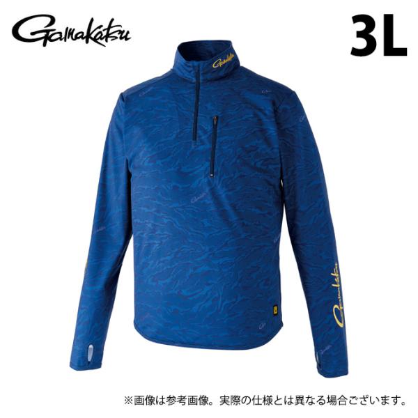 【取り寄せ商品】 がまかつ GM3728 (3L／ネイビー) NO FLY ZONE(R) ジップシ...