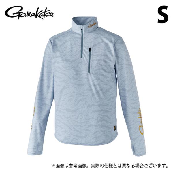 【取り寄せ商品】 がまかつ GM3728 (S／ライトグレー) NO FLY ZONE(R) ジップ...
