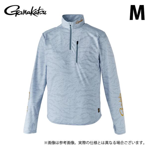 【取り寄せ商品】 がまかつ GM3728 (M／ライトグレー) NO FLY ZONE(R) ジップ...