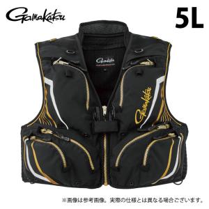 がまかつ ショートハーフメッシュベスト Mブラック GM2332 (鮎ベスト