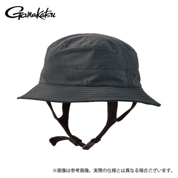 【取り寄せ商品】 がまかつ ラグゼ LE9018 (#1 ブラック／F) スプラス サーフハット (...