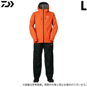 ダイワ DR-3322 (オレンジ／L) レインマックス(R)ハイブリッドレインスーツ