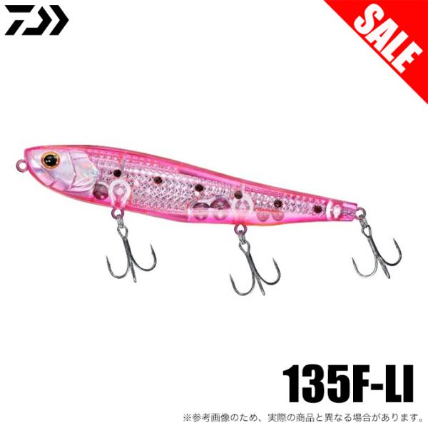 【目玉商品】ダイワ モンスタースライダー レーザーインパクト 135F-LI (LIピンクイワシ) ...