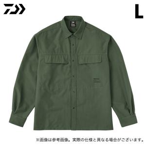 ダイワ DE-8924 (アッシュグリーン／L) ストリームシャツ (フィッシングウェア／2024年春夏モデル) /24SS /(5)｜f-marunishi