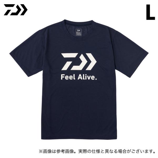 ダイワ DE-9524 (ネイビー／L) Feel Alive.サンブロックシャツ (フィッシングウ...