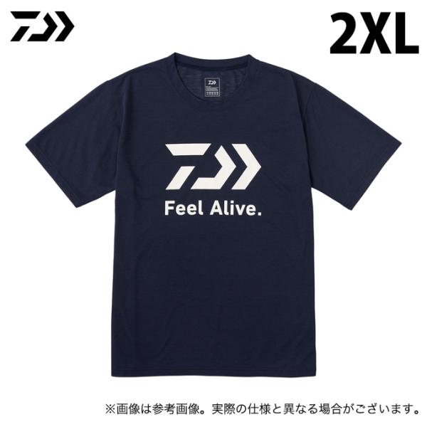 ダイワ DE-9524 (ネイビー／2XL) Feel Alive.サンブロックシャツ (フィッシン...